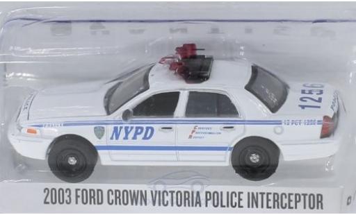 Ford Crown 1/64 Greenlight Victoria Police Interceptor Quantico 2003 miniature
