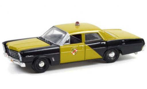 Ford Custom 1/64 Greenlight Maryland State Police 1967 Maryland State Police 100th Anniversaire diecast model cars