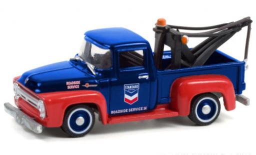 Ford F-1 1/64 Greenlight 00 Tow Truck Standard Oil Company 1954 Roadside Service 24 Hour diecast model cars