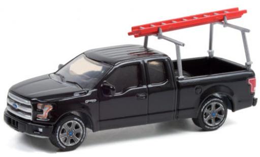 Ford F-1 1/64 Greenlight 50 Extended Cab noire 2017 avec Leiterrost miniature