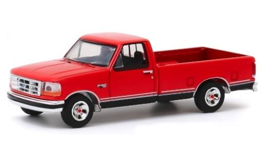 Ford F-1 1/64 Greenlight 50 rouge/noire 1992 Truck 75th Anniversaire miniature