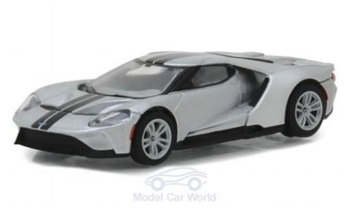 Ford GT 1/64 Greenlight grise/noire 2017 miniature