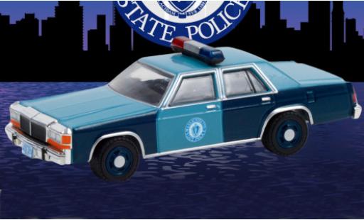 Ford LTD 1/64 Greenlight S Massachusetts State Police 1984 modellino in miniatura