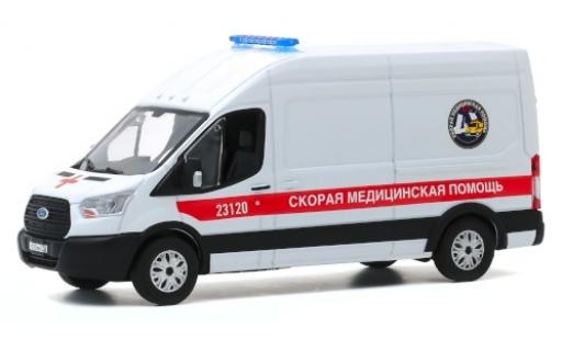 Ford Transit 1/43 Greenlight LWB HD Fast Medical Aid - St. Petersburg 2019 Ambulanzwagen miniature