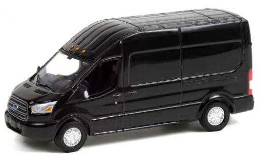 Ford Transit 1/64 Greenlight LWB HD noire 2019 miniature