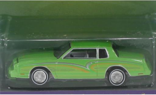 Chevrolet Monte Carlo 1/64 Greenlight green/Dekor 1972 diecast model cars