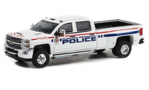 Chevrolet Silverado 1/64 Greenlight 3500HD Dually Durham Regional Police 2018 modellino in miniatura