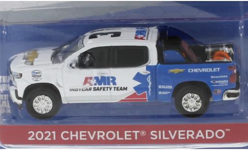 Chevrolet Silverado 1/64 Greenlight AMR Indycar Safty Team 2021 coche miniatura
