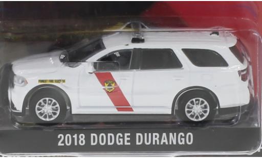 Dodge Durango 1/64 Greenlight New Jersey State Forest Fire Service 2018 coche miniatura