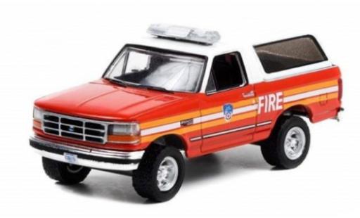 Ford Bronco 1/64 Greenlight FDNY - City of New York Fire Department 1996 diecast model cars