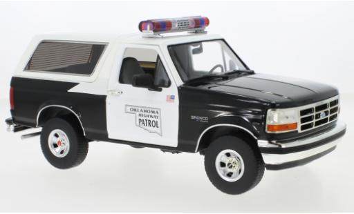 Ford Bronco 1/18 Greenlight Oklahoma Highway Patrol 1996 miniature