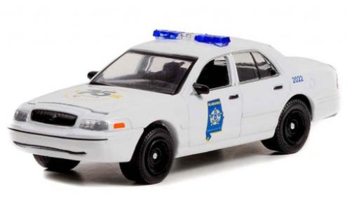 Ford Crown 1/64 Greenlight Victoria Police Interceptor Alabama State Fraternal Order Of Police 2008 modellino in miniatura