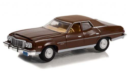 Ford Torino 1/64 Greenlight Brougham brown/beige Charlies Angels 1974 diecast model cars