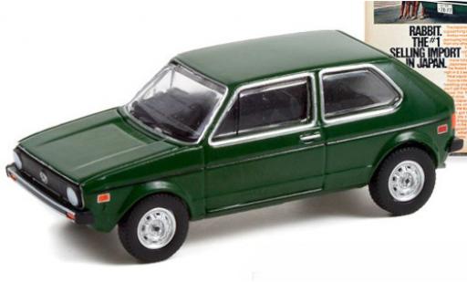 Volkswagen Golf 1/64 Greenlight I verde 1977 modellino in miniatura