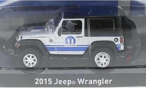Jeep Wrangler 1/64 Greenlight grise/noire 2015 miniature