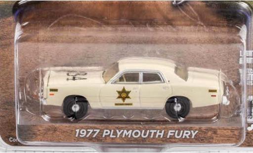 Plymouth Fury 1/64 Greenlight Riverton Sheriff 1977 diecast model cars
