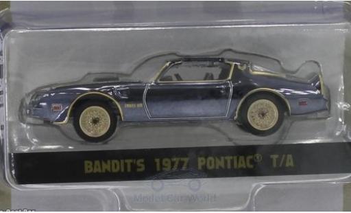 Pontiac Trans Am 1/64 Greenlight noire/chrom Smokey and the Bandit 1977 miniature