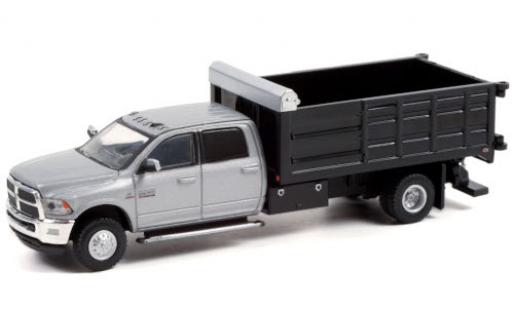 RAM 3 1/64 Greenlight 500 Dually Landscaper Dump Truck grise 2018 miniature