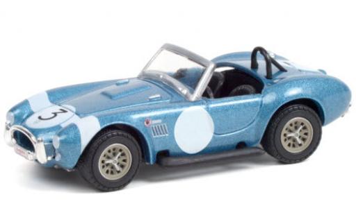 Shelby Cobra 1/64 Greenlight FIA Bondurant Tribute (CSX2770) metallise bleue/blanche 2020 No.3 miniature