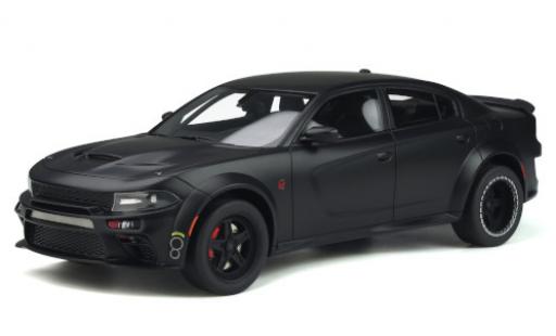 Dodge Charger 1/18 GT Spirit SRT Hellcat Widebody Tuned by Speedkore matt-noire 2020 miniature