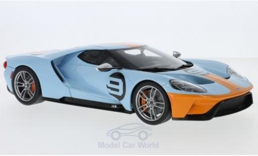 Ford GT 1/18 GT Spirit hellblue/orange 2019 diecast model cars