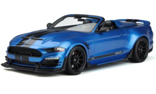 Ford Mustang 1/18 GT Spirit Shelby Super Snake Speedster metallise blue 2022 diecast model cars