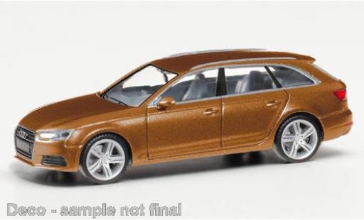Audi A4 1/87 Herpa Avant metallic-brown diecast model cars
