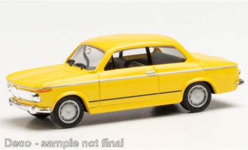Bmw 1602 1/87 Herpa gelb modellautos