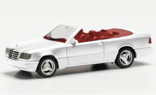 Mercedes Classe E 1/87 Herpa 320 CE (C124) cabriolet blanche modellino in miniatura