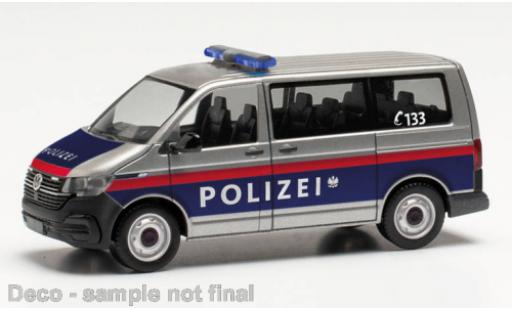 Volkswagen T6 1/87 Herpa .1 bus police Autriche (A) modellino in miniatura