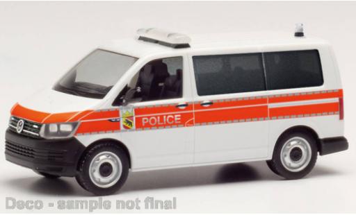Volkswagen T6 1/87 Herpa bus police Bern miniature