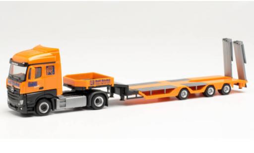 Mercedes Actros 1/87 Herpa Streamspace 2.5 Goldhofer Rolf Riedel Allrounder-tracteur coche miniatura