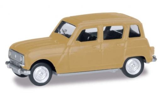 Renault 4 1/87 Herpa R beige miniature