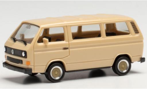Volkswagen T3 1/87 Herpa Bus beige mit BBS Felgen miniature