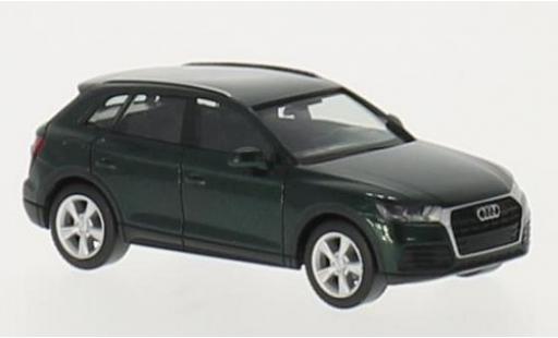 Audi Q5 1/87 I Herpa metallic-dunkelgreen diecast model cars