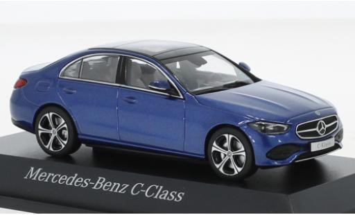 Mercedes Classe C 1/43 I Herpa (W206) metallise bleue 2021 miniature