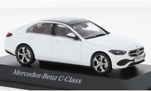 Mercedes Classe C 1/43 I Herpa (W206) metallise weiss 2021 modellautos