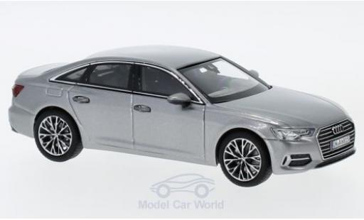Audi A6 1/43 iScale Limousine metallic-grey 2018 diecast model cars