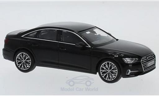 Audi A6 1/43 iScale Limousine black 2018 diecast model cars
