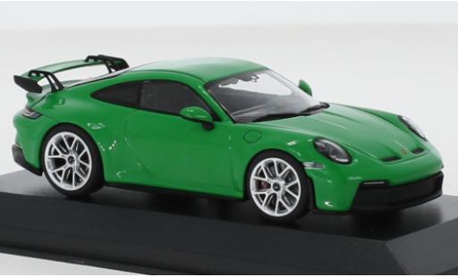 Porsche 992 GT3 1/43 I Minichamps 911 () GT3 green 2021 diecast model cars