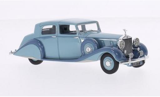 Rolls Royce Phantom 1/43 Ilario III Sedanca De Ville Hooper hellbleue/grise RHD 1938 sn 3CP200 miniature