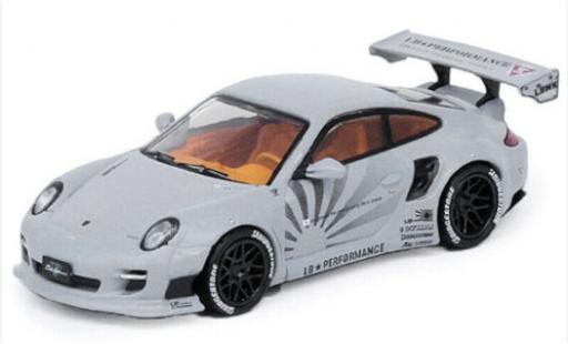 Porsche 997 1/64 INNO64 911 () Liberty Walk matt-hellgrigio modellino in miniatura