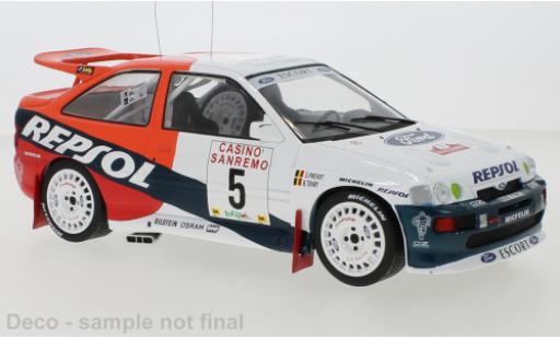 Ford Escort 1/18 IXO RS Cosworth No.5 Rally San Remo 1996 B.Thiry/S.Prevot diecast model cars