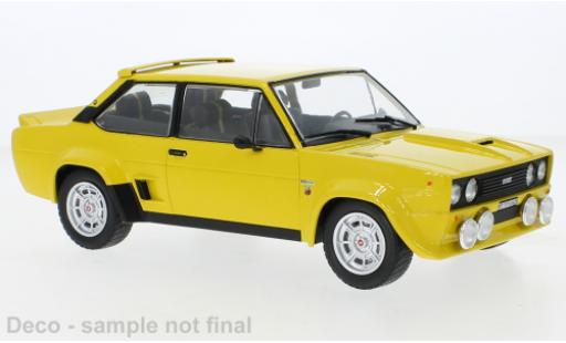 Fiat 131 1/18 IXO Abarth amarillo 1980 coche miniatura