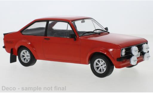 Ford Escort 1/18 IXO MkII RS1800 rouge/Décorer 1977 diecast model cars