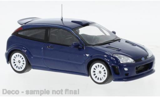 Ford Focus 1/43 IXO RS metallise blu 1999 modellino in miniatura