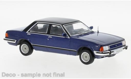Ford Granada 1/43 IXO MK II 2.8 GL metallise bleue/noire 1982 miniature