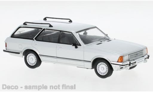 Ford Granada 1/43 IXO MK II Turnier Ghia grigio 1982 modellino in miniatura