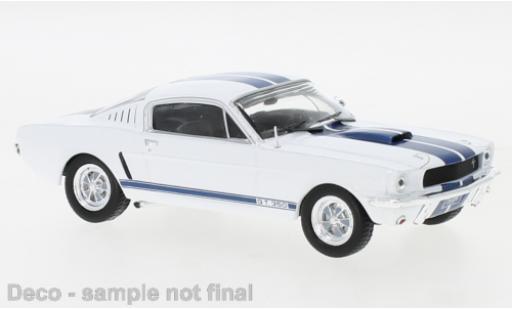 Shelby GT 350 1/43 IXO Ford Mustang bianco/Dekor 1965 modellino in miniatura