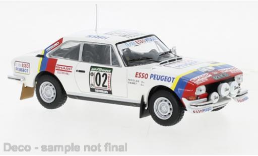 Peugeot 504 1/43 IXO Coupe V6 No.2 Rally WM Rallye Cote d Ivoire 1978 miniature